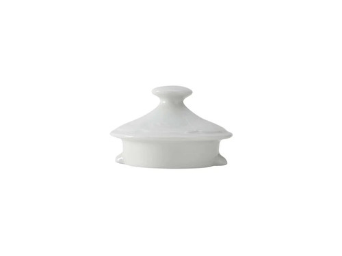 Tuxton CHT-170L China Cover / Lid 0 Porcelain White - 1 Dozen Per Case (1 Dozen)