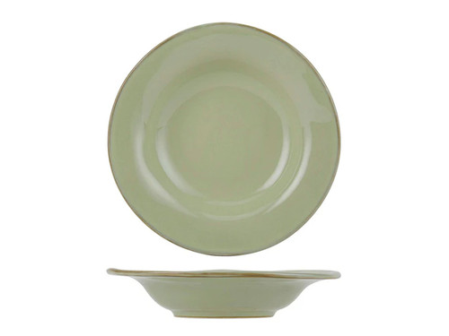 Tuxton Gas-062 9" 9-1/2 Oz. Ceramic Sagebrush Round Soup Bowl (2 Dozen Per Case)