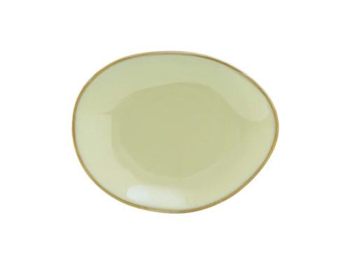 Tuxton Gas-650 Ceramic Sagebrush Oval Ellipse Plate (1 Dozen)