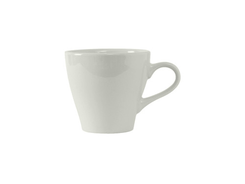 Tuxton BPF-1608 4-1/2" 16 Oz. Porcelain Porcelain White Round Cappuccino Cup (2 Dozen Per Case)