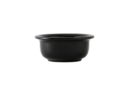 Tuxton BBB-1409 5-3/4" 14 Oz. Ceramic Black Round Pot Pie Dish (1 Dozen)