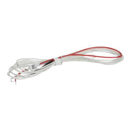 802426 HEATER WIRE GL BRAID 149 115V 1.7W/FT W/18 RED/W