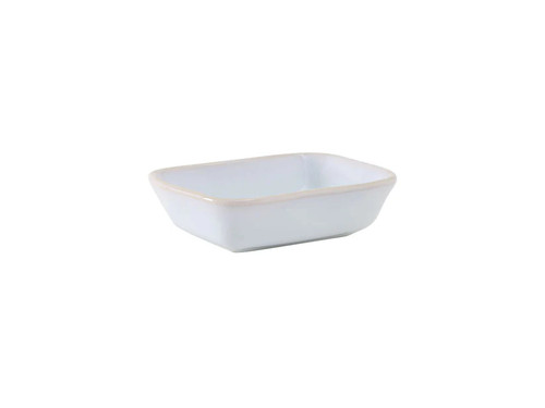 Tuxton GAA-552 8 Oz. Ceramic Agave Rectangular Side Dish (2 Dozen Per Case)
