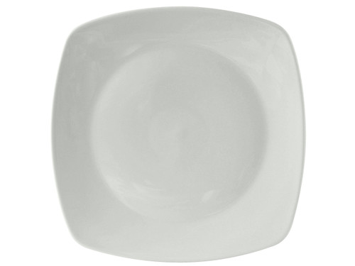 Tuxton BPH-126C Porcelain Porcelain White Square Plate (6 Each Per Case)