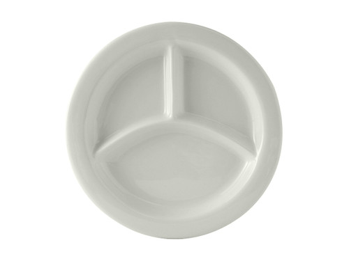 Tuxton BPA-0903 9" Porcelain Porcelain White Round Plate (1 Dozen)