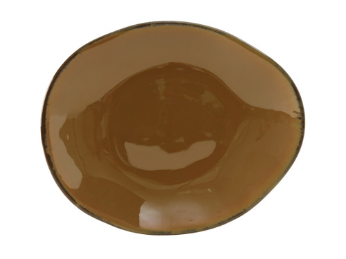 Tuxton GAJ-652 Ceramic Mojave Oblong Ellipse Plate (1 Dozen)