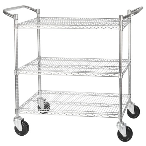Winco VCCD-2448B Utility Cart 3-Tier 24 (1 Set)
