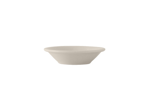 Tuxton TRE-011 4-3/4" 4-1/2 Oz. Ceramic American White/Eggshell Round Fruit Dish (3 Dozen Per Case)