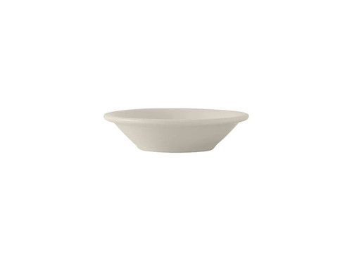 Tuxton TRE-011 4-3/4" 4-1/2 Oz. Ceramic American White/Eggshell Round Fruit Dish (3 Dozen Per Case)