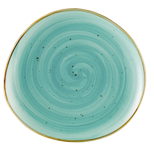 CAC China TUS-16-TQS Porcelain Round Tucson Plate (1 Dozen)