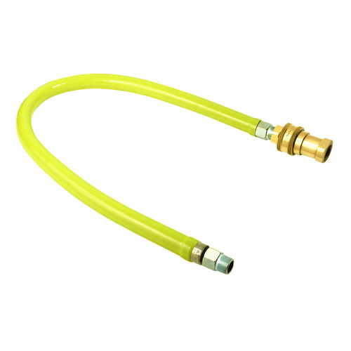 T&S Brass HG-6E-36 Gas Hose RVS Quick Disconnect: 1" X 36"