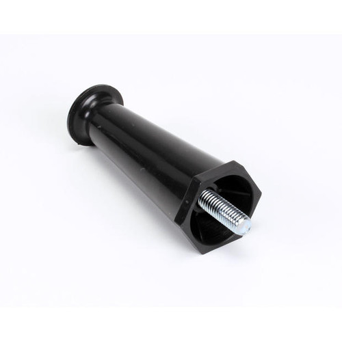 1014501 LEG;4IN BLK PLASTIC FOOT (FLAN
