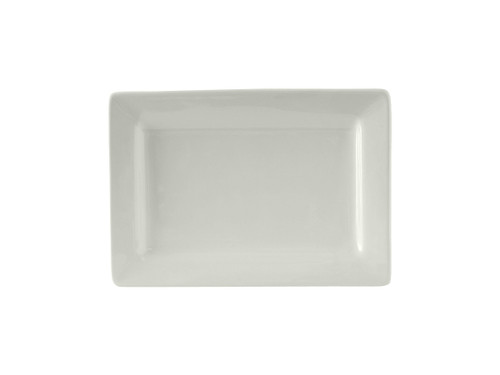 Tuxton BWH-0803 Ceramic White Rectangular Plate (1 Dozen)