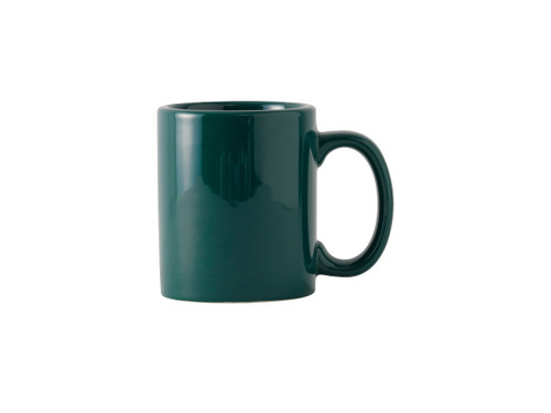 Tuxton BGM-1202 3-1/4" 12 Oz. Ceramic Hunter Green Mug (2 Dozen Per Case)