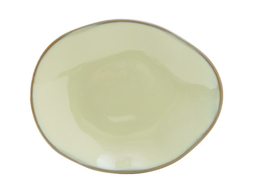 Tuxton Gas-652 Ceramic Sagebrush Oblong Ellipse Plate (1 Dozen)