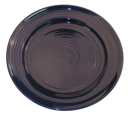 CAC China TG-6-CBU 6.5" Dia. Cobalt Porcelain Round Tango Plate (3 Dozen Per Case)