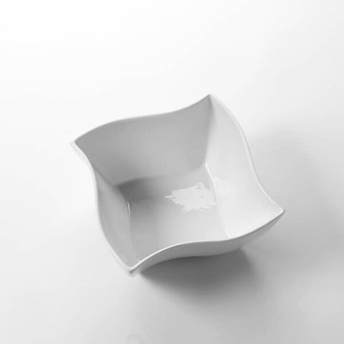 American Metalcraft SQVY8 8.5" 87 Oz. Porcelain White Squavy Bowl