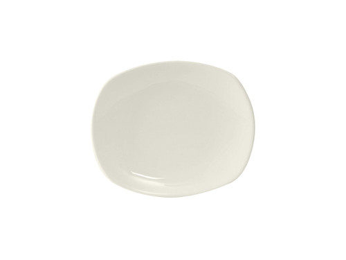 Tuxton AAU-002 Ceramic Pearl White Oval Plate (2 Dozen Per Case)