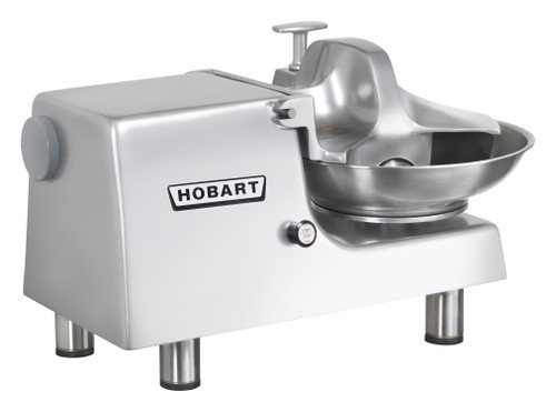 Hobart 84145-2 Burnished Aluminum Food Cutter - 115 Volts 1/2 HP