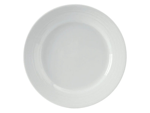 Tuxton FPA-104 10-1/2" Porcelain Round Plate (1 Dozen)