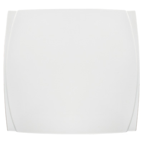 Winco WDP009-102 Porcelain Bright White Square Plate (12 Each Per Case)