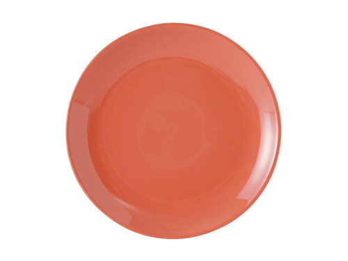 Tuxton BNA-0904 9" Ceramic Cinnebar Round Plate (1 Dozen)
