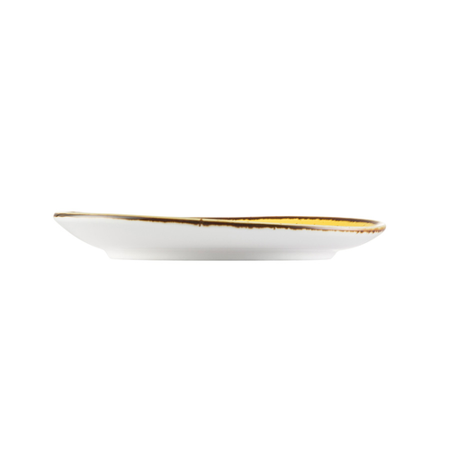 CAC China TUS-2-SFL Sunflower Porcelain Round Tucson Saucer (3 Dozen Per Case)
