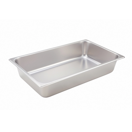 Winco SPF4 Full Size Stainless Steel Steam Table Pan