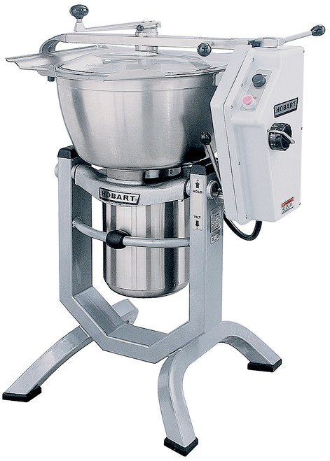 Hobart HCM450-20 Strainer Basket and Casters Cutter Mixer - 380/415 Volts