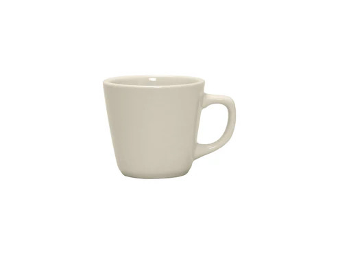 Tuxton TRE-701 3-1/4" 7 Oz. Ceramic American White/Eggshell Cup (3 Dozen Per Case)