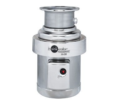 inSinkErator SS-200-18B-AS101 Complete Disposer Package With 18" Diameter Bowl 6-5/8" Diameter Inlet