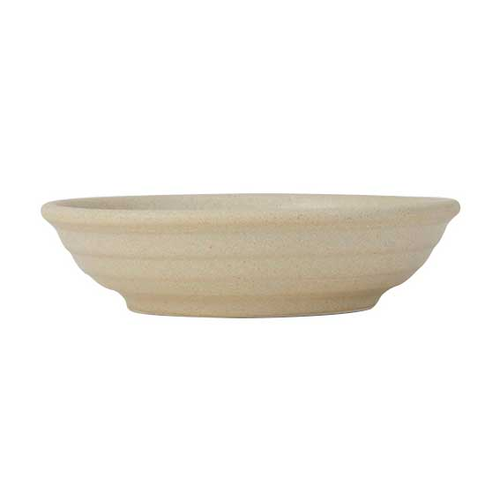 Tuxton VYD-041 4-1/4" 3-1/2 Oz. Porcelain Matte Beige Round Fruit Dish (2 Dozen Per Case)