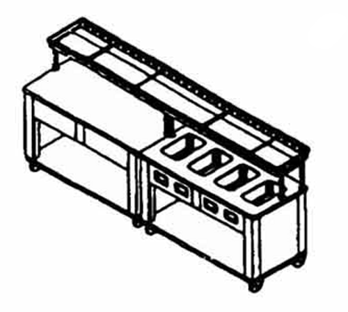 Piper Products ESC-74 Tray Make-Up Conveyor