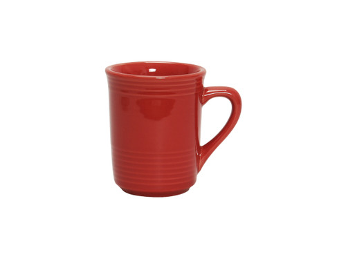 Tuxton CQM-085 3" 8 Oz. Ceramic Cayenne Gala Mug (2 Dozen Per Case)