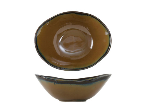 Tuxton GAJ-403 20 Oz. Ceramic Mojave Oval Capistrano Bowl (1 Dozen)