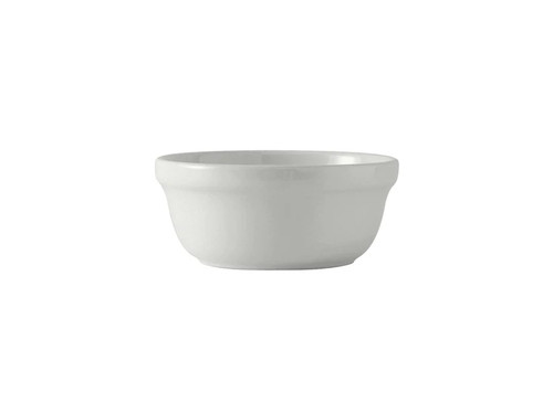 Tuxton BWB-1003 5-1/4" 10 Oz. Ceramic White Round Casserole Dish (1 Dozen)