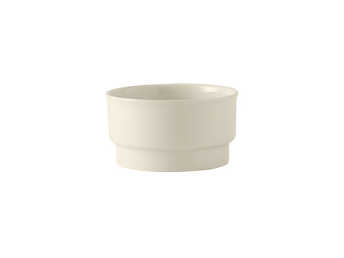 Tuxton HP1-03A 4" 9-1/2 Oz. Ceramic American White/Eggshell Bouillon (3 Dozen Per Case)