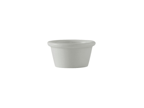 Tuxton BWX-020B 2" 2 Oz. Ceramic White Ramekin (4 Dozen Per Case)