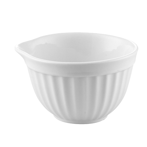 CAC China RKF-202 2 Oz. Super White Fluted Porcelain RKF Ramekin (4 Dozen Per Case)