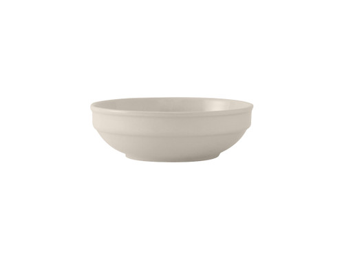 Tuxton TRE-060 6" 16 Oz. Ceramic American White/Eggshell Round Bowl (3 Dozen Per Case)