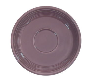 CAC China TG-2-PLM 6" Dia. Plum Porcelain Round Tango Saucer (3 Dozen Per Case)