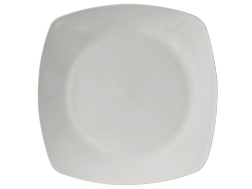 Tuxton BWH-126C Ceramic White Square Plate (6 Each Per Case)