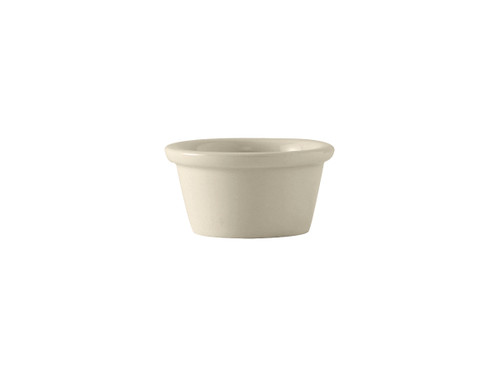 Tuxton BEX-020B 2-5/8" 2 Oz. Ceramic American White/Eggshell Ramekin (4 Dozen Per Case)