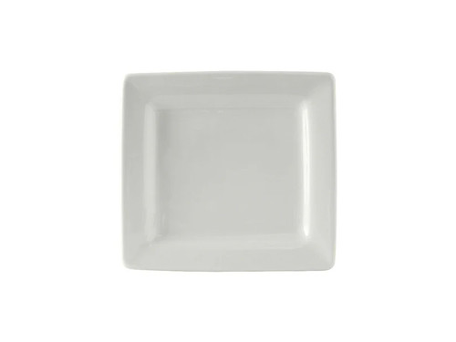 Tuxton BWH-0603 Ceramic White Rectangular Plate (1 Dozen)
