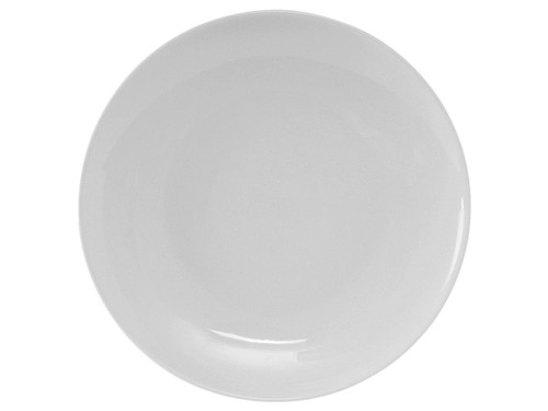 Tuxton VPA-115 11-3/4" Porcelain Porcelain White Round Plate (1 Dozen)