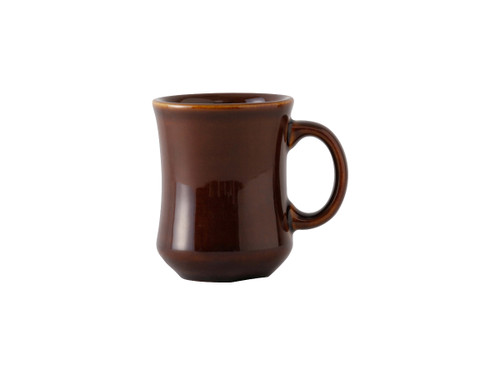 Tuxton BAM-0806 3-1/8" 9 Oz. Ceramic Caramel Princess Mug (2 Dozen Per Case)