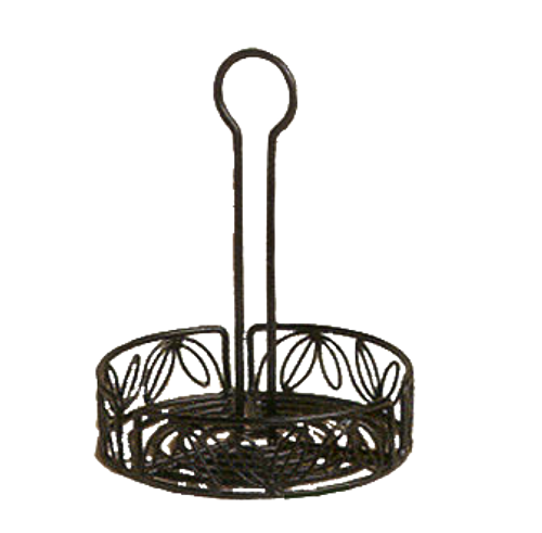 American Metalcraft LDCC16 Ironworks Condiment Rack 6.25" Dia. x 9" H