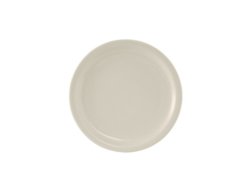 Tuxton TNR-005 5-1/2" Ceramic American White/Eggshell Round Plate (3 Dozen Per Case)