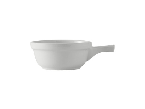 Tuxton BWS-1402 12-1/2 Oz. Ceramic White French Casserole Dish (1 Dozen)