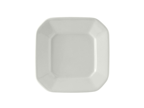 Tuxton BPH-070E Porcelain Porcelain White Octagonal Plate (1 Dozen)
